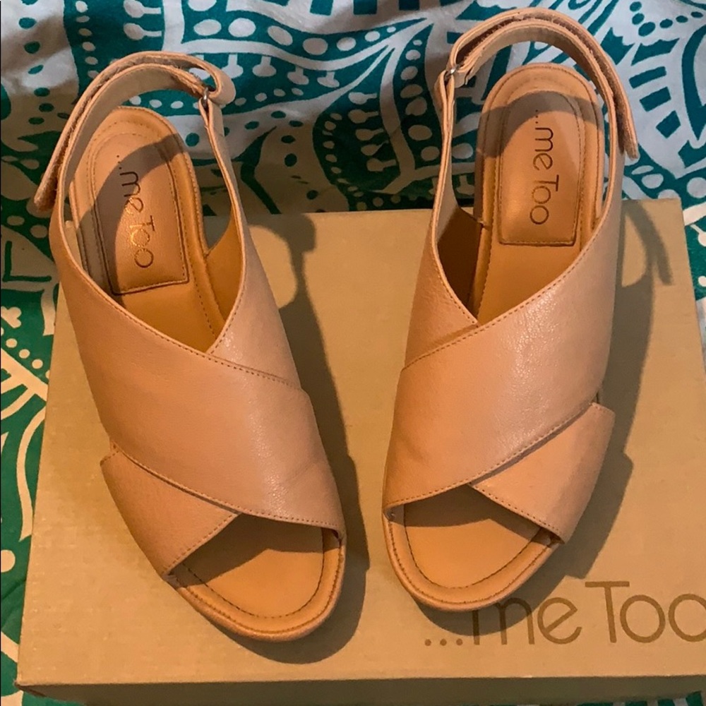 Pink platform heels